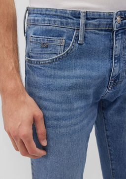 James Kolej Ac?k Mavi Jean Pantolon  фото 6