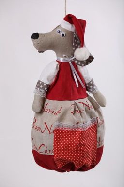 100% лен.сувенир(пакетница) Баба-Яга - Новый лен фото 4