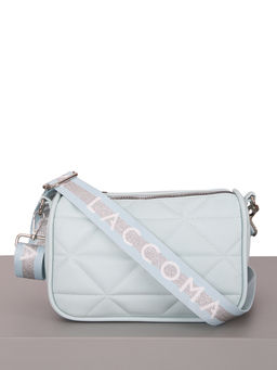 LACCOMA ремень 1000-3,8-голубой полиэстр  фото 4