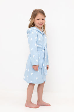 Crockid _ К 5763-1/небесно-голубой,кролики халат дет фото 2