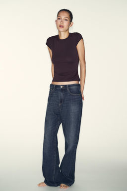 SLIM FIT SHORT SLEEVE T-SHIRT - Zara фото 25