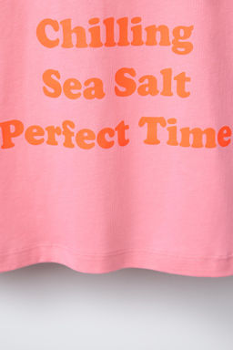 T-SHIRT WITH SLOGAN PRINT - Zara фото 4
