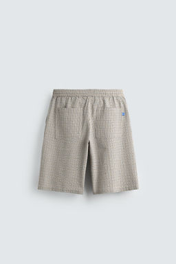 BERMUDA CARGO RELAXED FIT TEXTURA / Negro - Zara фото 9