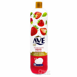 "AVE" Средство для мытья посуды (900г) Клубника и цветы.12