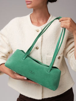 Замшевая сумка Raduy DBR 31127 брел.зеленый