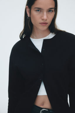 C?rdigan en punto con textura - H&m фото 4