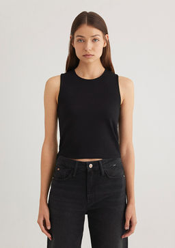 Siyah Tisort - Mavi фото 3