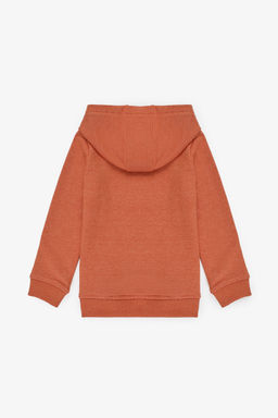 Erkek Гocuk BakДr KapГЕonlu Basic Sweatshirt