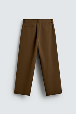RELAXED FIT TROUSERS WITH BELT - Zara фото 7