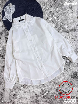 Школьная рубашка для девочки - Bruno фото 2