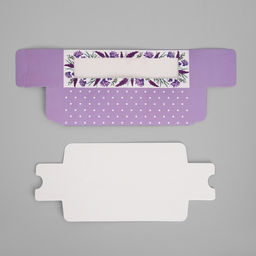 Цена за 5 шт. Коробка для макарун, кондитерская упаковка Лаванда, 18?5.5?5.5 см