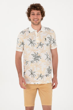 Erkek Regular Fit Polo Yaka Beyaz Ti__rt Sepette S_rpriz _ndirim