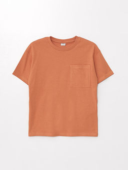 Oversize Bisiklet Yaka Erkek ?ocuk Ti??rt