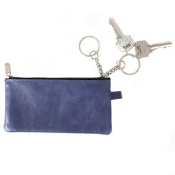 Футляр для ключей Croco-кл-500 (на молнии) натуральная кожа синий крек (217) 208979  фото 3