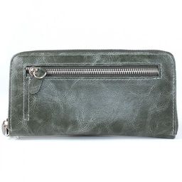 Портмоне женское Croco-ПР-956 натуральная кожа 3 отд, 11 карм, зеленый тем пулл-ап (205) 207310  фото 2