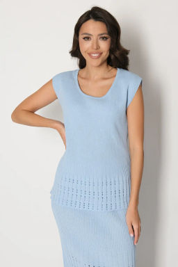 ЗЛАТА Джемпер И 023/голубой