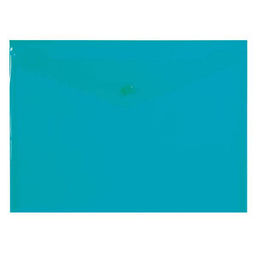 Цена за 2 шт. Пластиковый конверт INFORMAT А4, на кнопке, прозрачный 180 мкм, зеленый