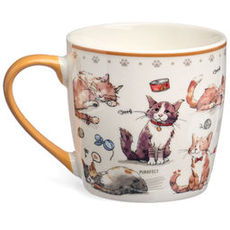 НАБОР ДЛЯ ЗАВТРАКА LEFARD CATS, 2 ПР.: САЛАТНИК 500МЛ, КРУЖКА 345МЛ  фото 6