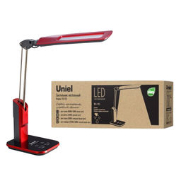 TLD-515 Red/9W/Светильник настольный/LED/900Lm/6 режимов в диапазоне 2700-6400K/С диммером/Цвет-красный