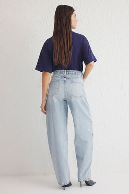 Ac?k Mavi Normal Bel Loose Baggy Jeans TWOSS25JE00063 - Trendyolmilla фото 5