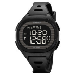 Часы наручные Skmei мужские электронные спортивные 2189black-black