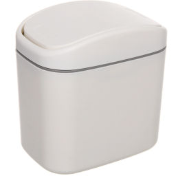 Контейнер для мусора "Vogue"1,5л белый