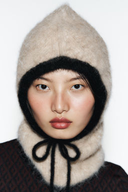 BALACLAVA CON ALPACA SKI COLLECTION / Crudo