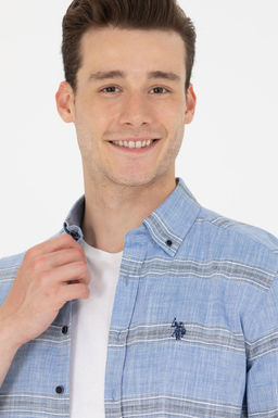 U. S. Polo Assn Мужская рубашка Saks с длинным рукавом - U.s. polo assn фото 2