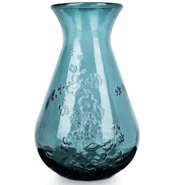 Ваза Citron Breeze, синяя, 20 см