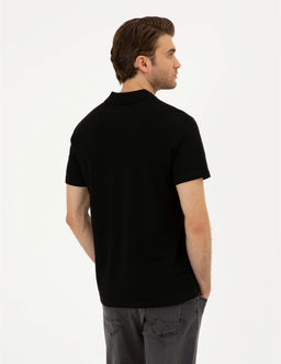 Siyah Slim Fit Ti__rt - Pierre cardin фото 5