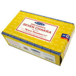 Прямоуг. благовония Seven Chakra СЕДЬМАЯ ЧАКРА 15 гр. блок 12 шт.
