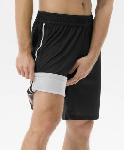 Шорты двухсторонние JOGEL DIVISION PerFormDRY Double-side Shorts, темно-серый/белый  фото 13