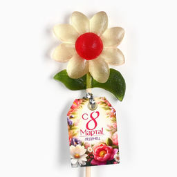 Цена за 2 шт. Леденец на палочке цветок С 8 марта, микс