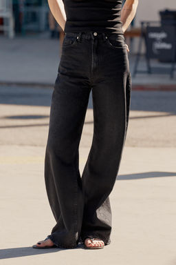 TRF EXTRA WIDE-LEG HIGH-WAIST JEANS - Zara фото 27