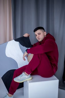 Костюм мужской утепленный ПРЕМИУМ качество, С НАЧЕСОМ футер 3х нитка - Knitka wear фото 3