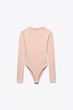 LONG SLEEVE POLYAMIDE BODYSUIT - Zara фото 27