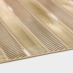 Салфетки сервировочные на стол Доляна «Триумф», 45×30 см, 4 шт., золотые