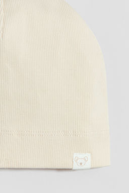 Gorro beanie en punto de algod?n