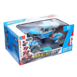 Машинка на пульте управления Джип-акробат, радиоуправление, 4WD, управление жестами, работает от аккумулятора, цвет синий - Simaland фото 7