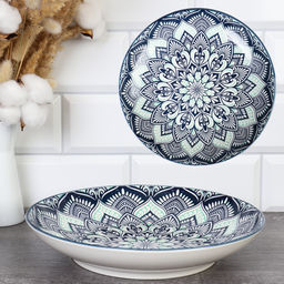 Блюдо круглое глубокое 25 см / ZY019 /уп 36/ - Галеонтрейд фото 7