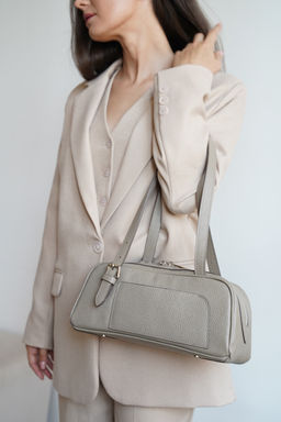 Сумка с аппликацией ДС-642-352 капучино - Protege фото 3