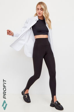 Спортивные женские лосины, черные, lp.260.001 - Profit фото 4