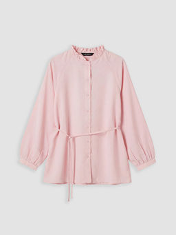 ?izgili Oversize Kad?n G?mlek Tunik