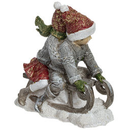 Фигурка декоративная "Девочка/Мальчик", L13,5 W7,5 H14,5 см