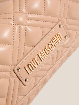 Женская сумка на плечо LOVE MOSCHINO QUILTED BAG Артикул 4623860, темно-бежевый  фото 2