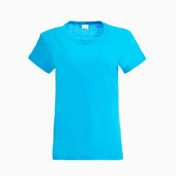 Футболка женская, светло-синий, МИКС, размер 44