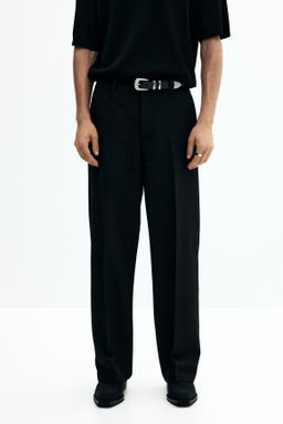 Pantal?n sastre con brillo Loose Fit - H&m фото 7