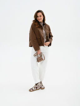 Босоногие ботинки 351.NATAbr.Шоколадные облака/Байка