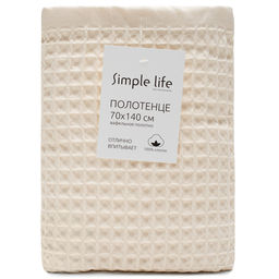 Полотенце вафельное 70х140, 100% хлопок, Серый - Традиция фото 13