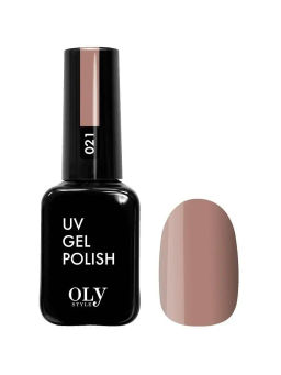 OLYSTYLE гель-лак для ногтей тон 021 розово-коричневый 10мл